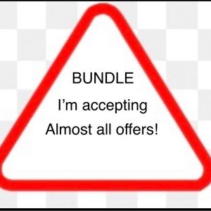 Make me an offer. I’m accepting almost all offers! Must clean out my closet.